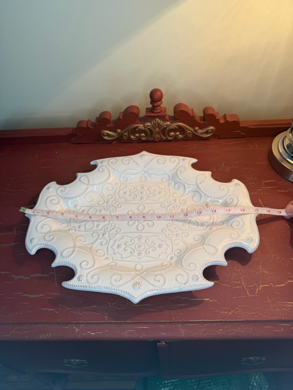 Juliska Barry and thread serving platter